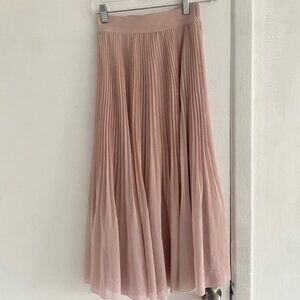 Wilfred light pink chiffon skirt XS